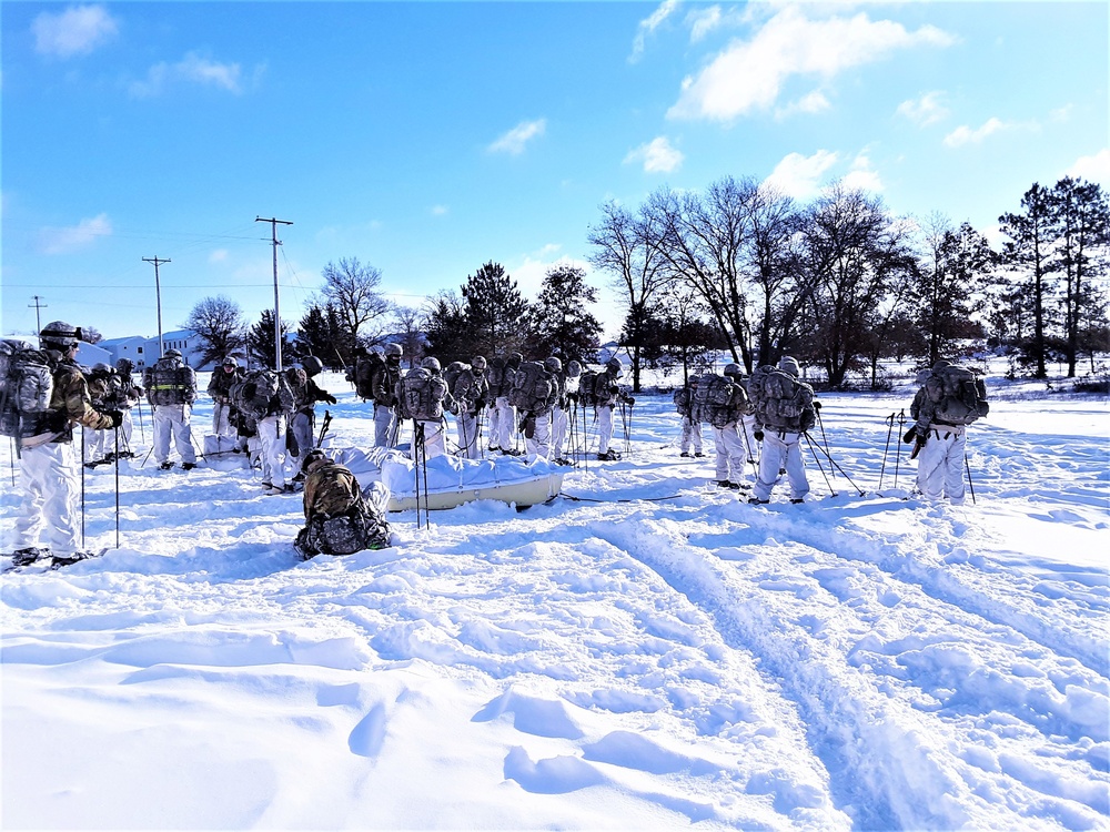 Cold-Weather Operations Course students prepare for training at Fort McCoy