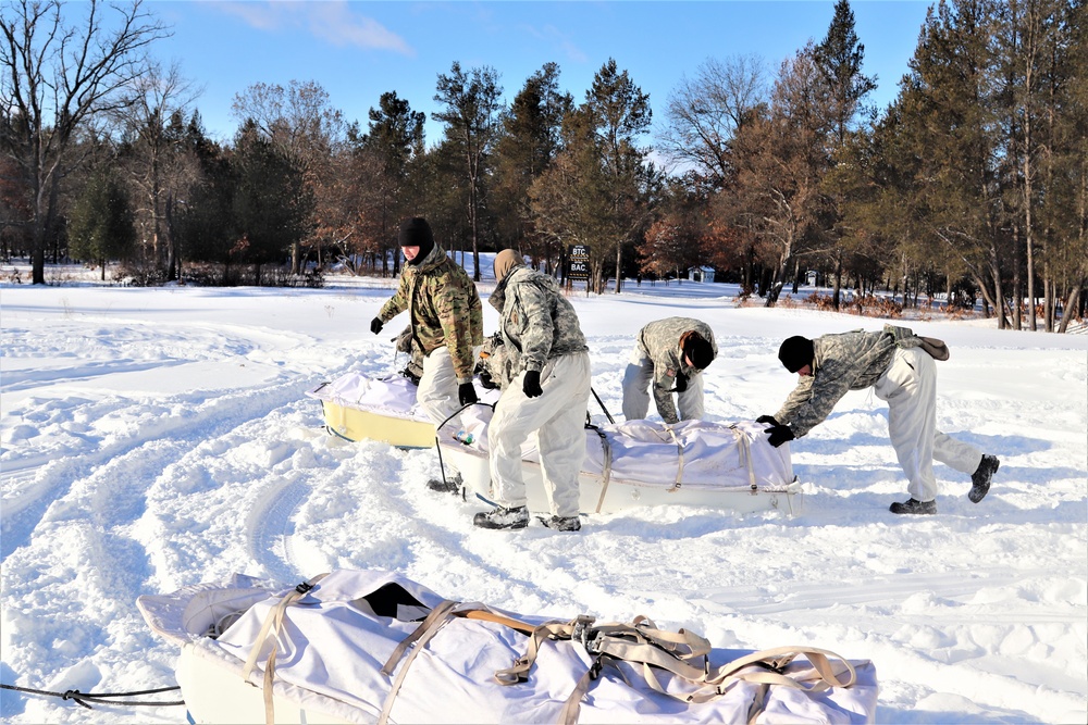 Cold-Weather Operations Course students prepare for training at Fort McCoy