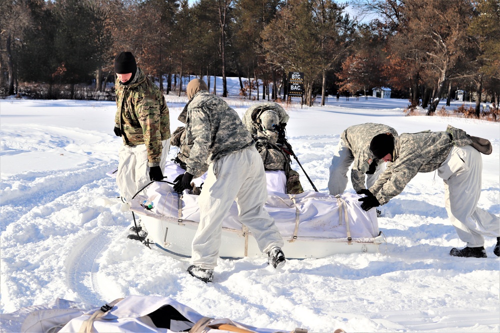 Cold-Weather Operations Course students prepare for training at Fort McCoy