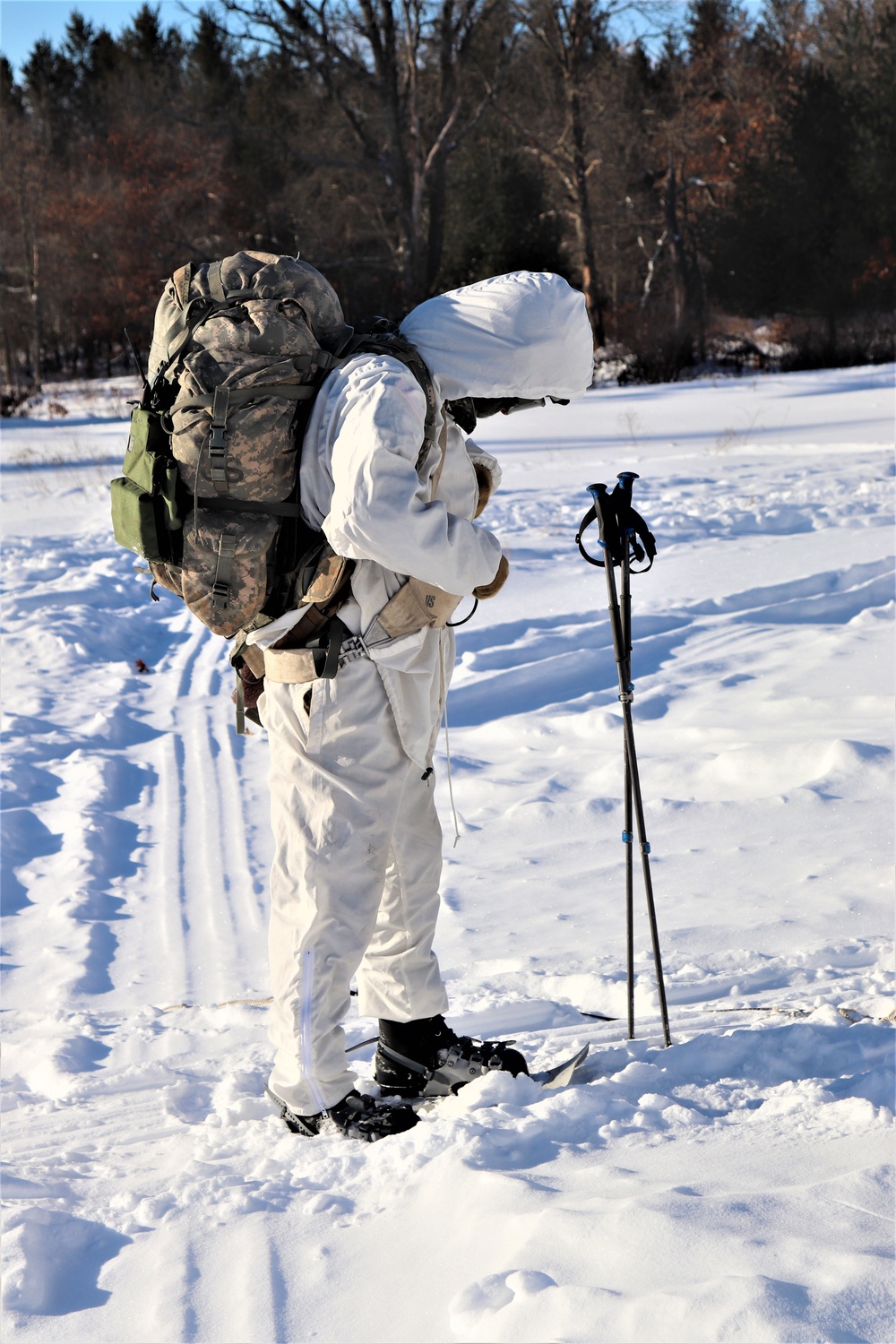 Cold-Weather Operations Course students prepare for training at Fort McCoy