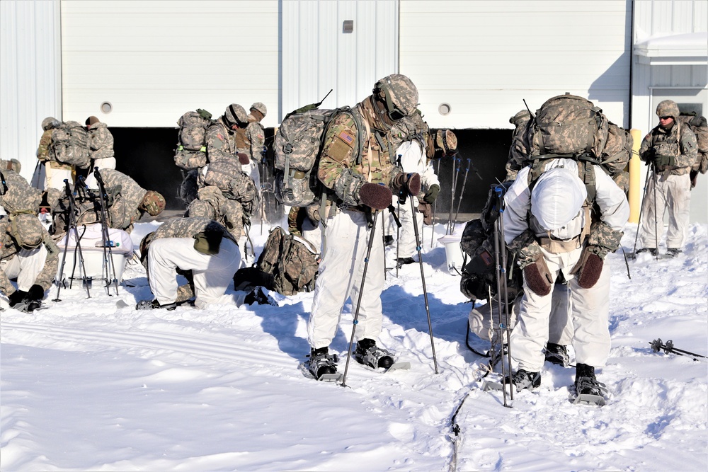 Cold-Weather Operations Course students prepare for training at Fort McCoy