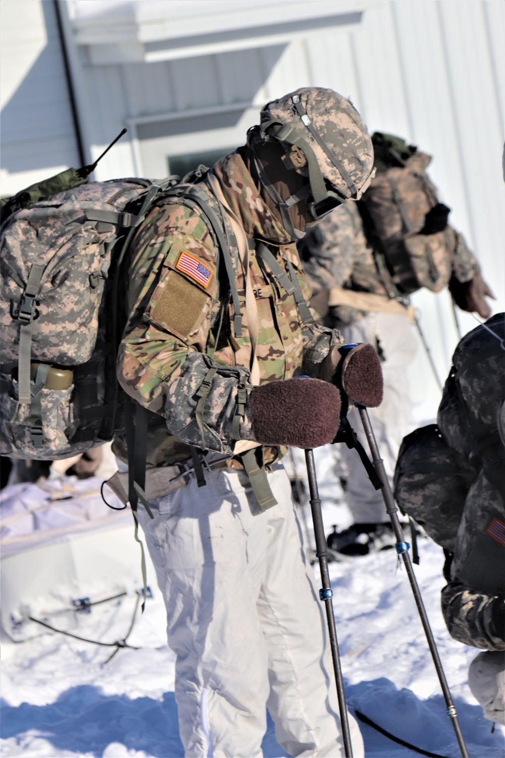 Cold-Weather Operations Course students prepare for training at Fort McCoy