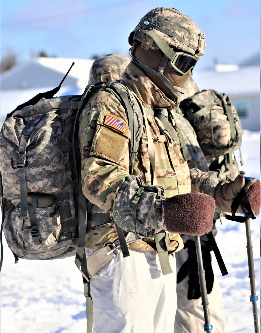 Cold-Weather Operations Course students prepare for training at Fort McCoy