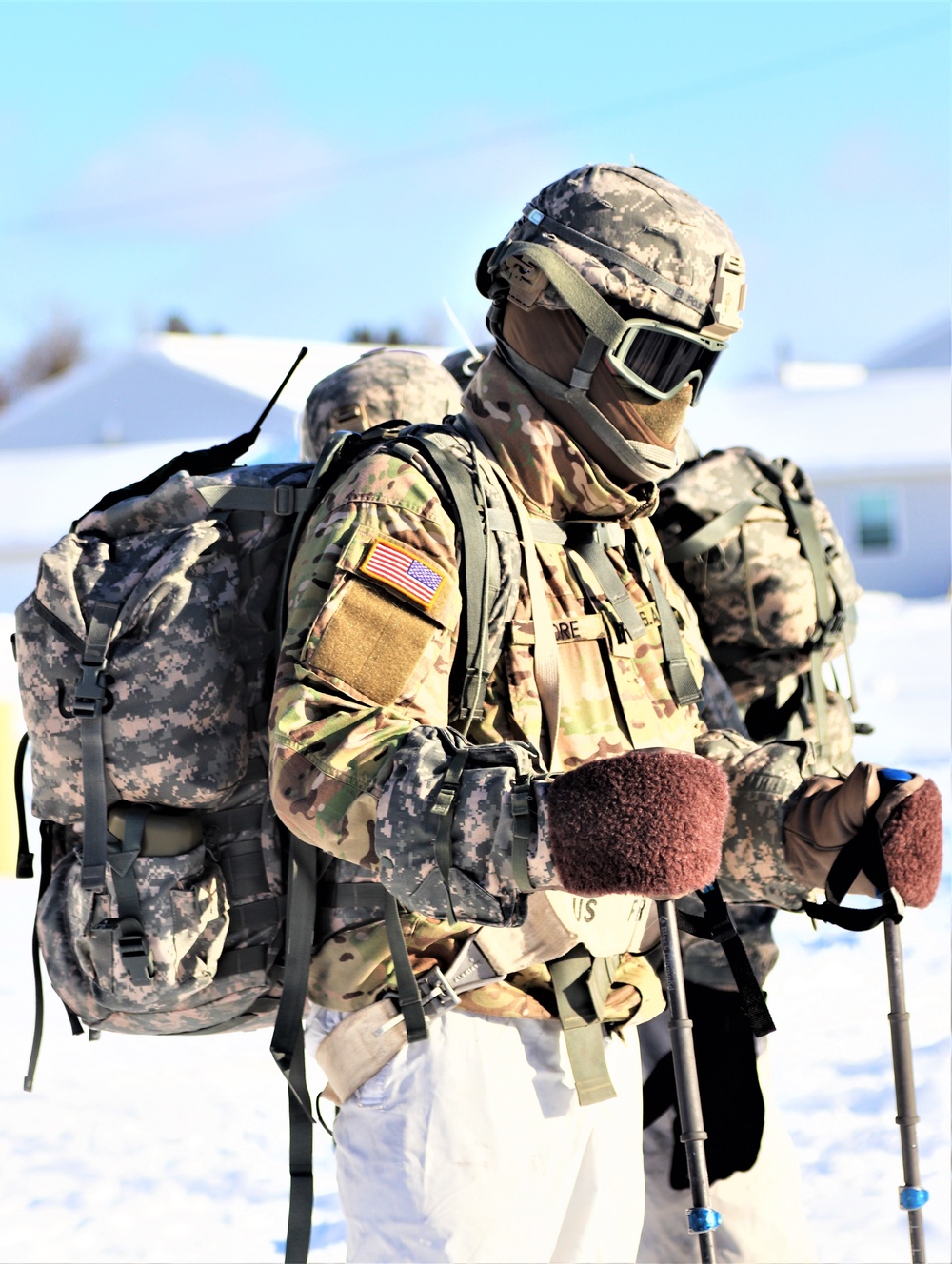 Cold-Weather Operations Course students prepare for training at Fort McCoy