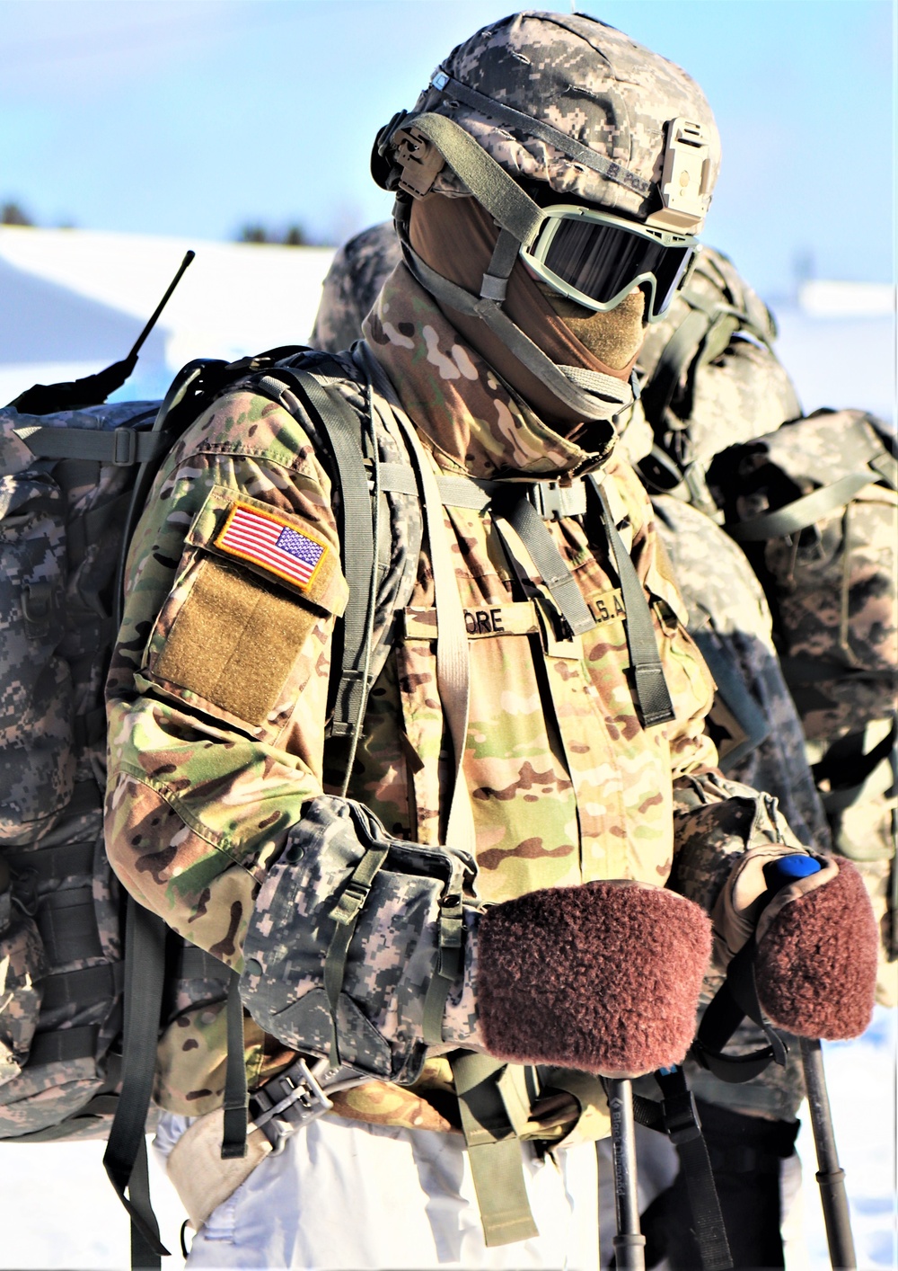 Cold-Weather Operations Course students prepare for training at Fort McCoy