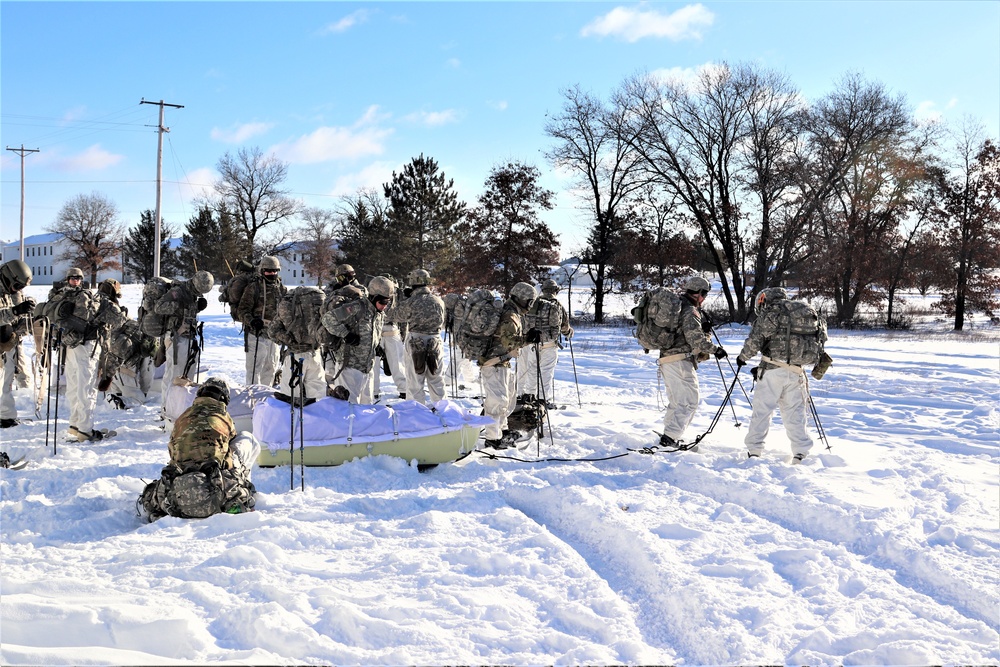 Cold-Weather Operations Course students prepare for training at Fort McCoy