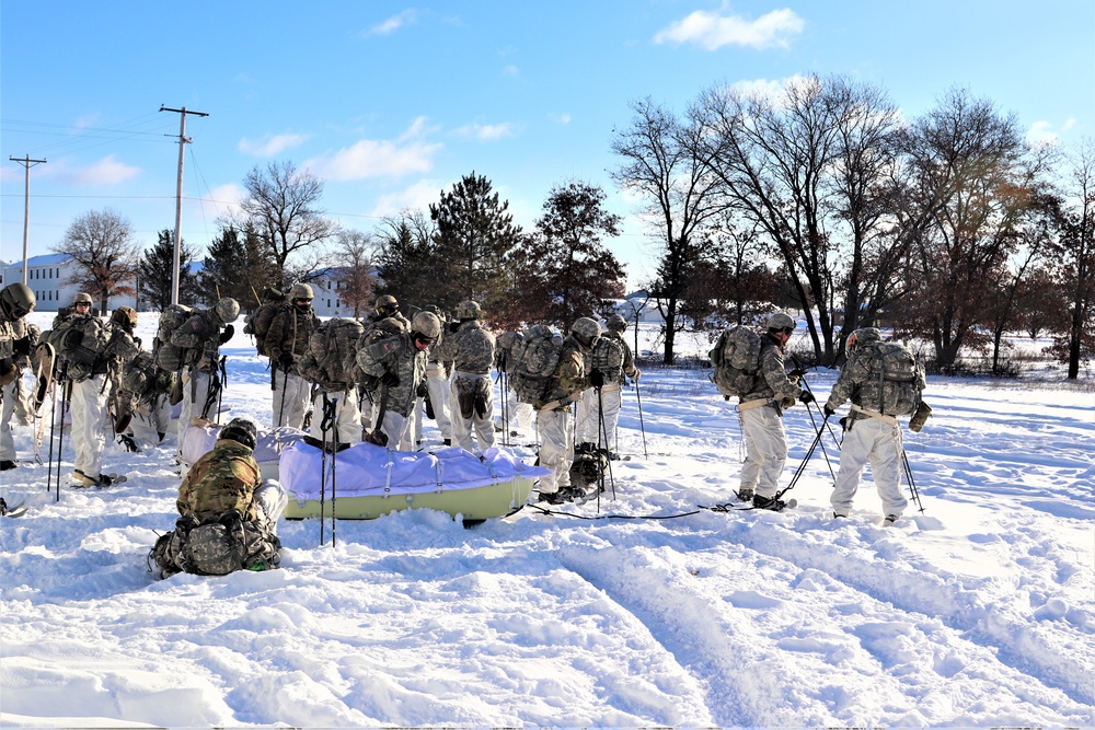 Cold-Weather Operations Course students prepare for training at Fort McCoy