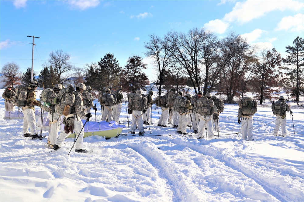 Cold-Weather Operations Course students prepare for training at Fort McCoy