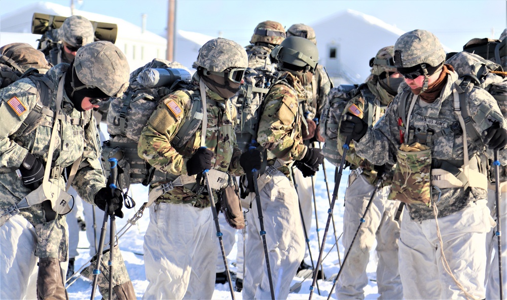 Cold-Weather Operations Course students prepare for training at Fort McCoy