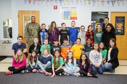 Beulah Elementary School Students Compose Letters of Support to Navy Recruits