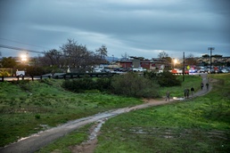Building Bridges: U.S. Marines and contractors assess the safety and durability of a medium girder bridge