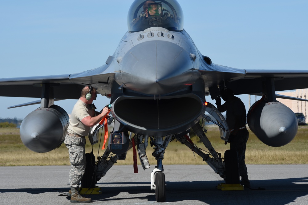 180th Fighter Wing Flies South For Training