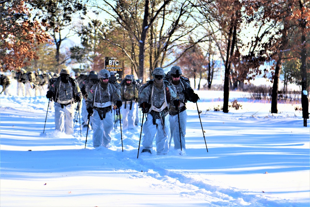 CWOC Class 19-03 students complete snowshoe training at Fort McCoy