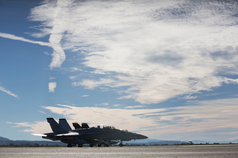 MAG-11 Marines take to the sky in massive aircraft launch