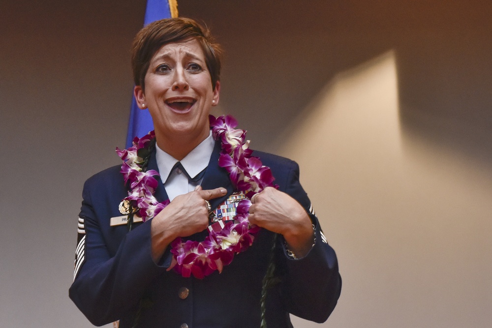CMSgt Leslie Pratt, 30 years of service