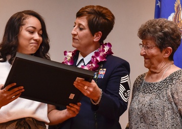 CMSgt Leslie Pratt, 30 years of service