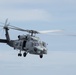 An MH-60R Sea Hawk takes off from the flight deck