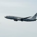 U.S. Navy P-8A Poseidon Flies by USS Preble