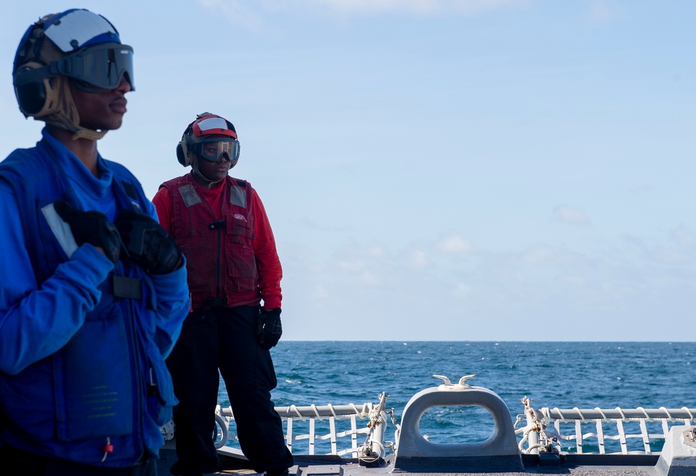 USS Preble Conducts Flight Ops