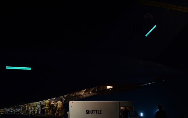 Soldiers arrive at Laughlin Air Force Base