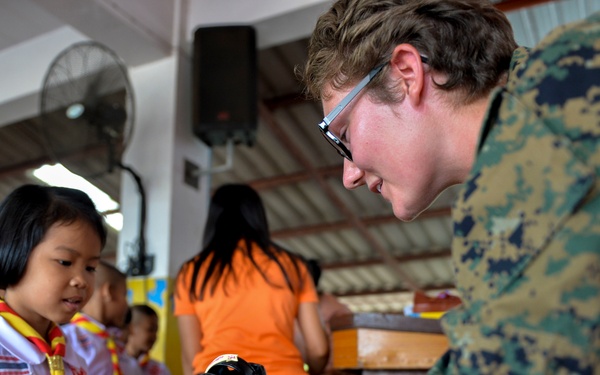 Cobra Gold 19: U.S., Royal Thai, Indian service members share culture, games with local Thai children