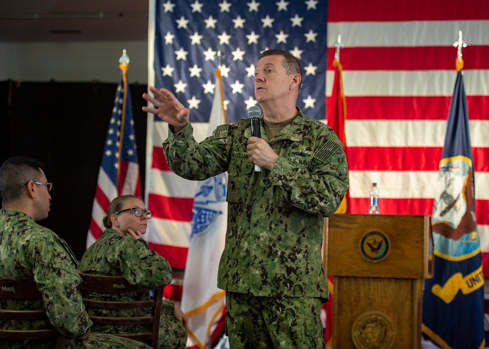 Navy Reserve Force all-hands call at CLDJ