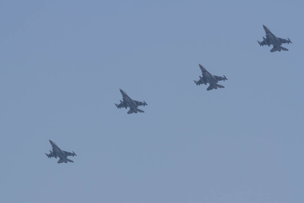 Cobra Gold 19: U.S. Air Force F-16 Fighter Falcons Arrive