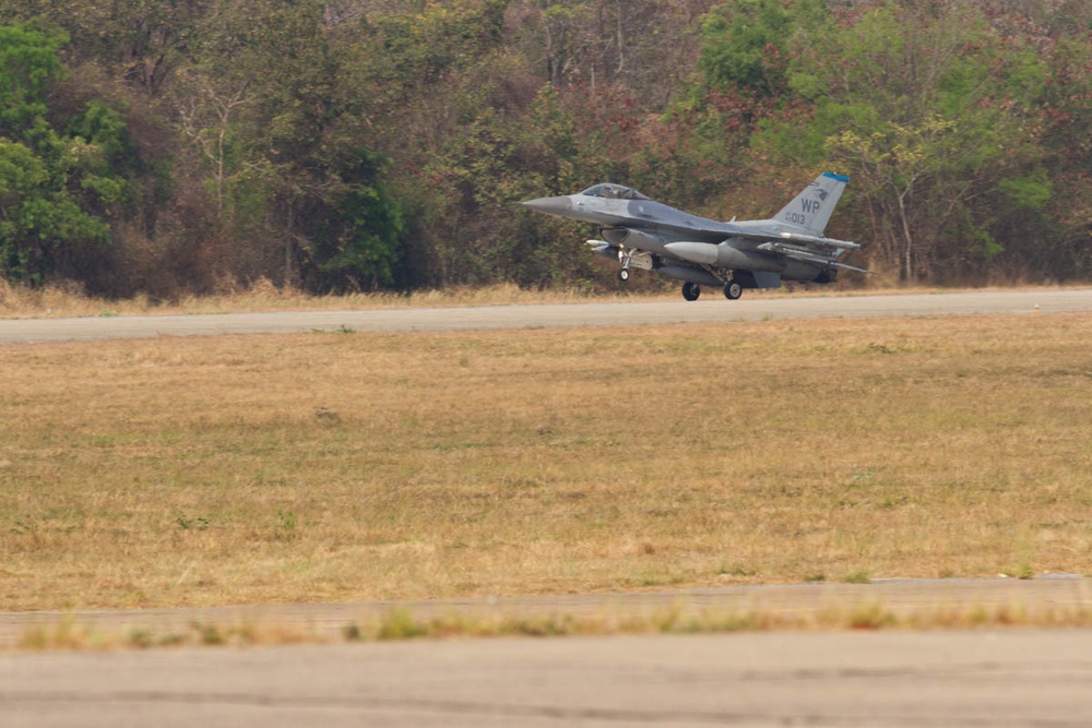 Cobra Gold 19: U.S. Air Force F-16 Fighter Falcon in Thailand