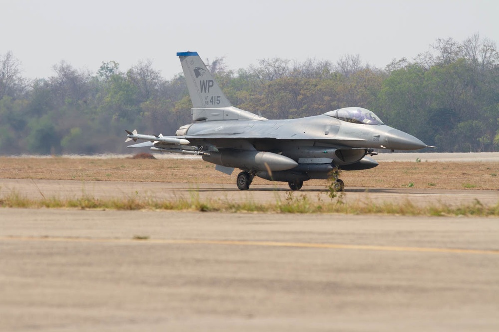 Cobra Gold 19: U.S. Air Force F-16 Fighting Falcon in Thailand
