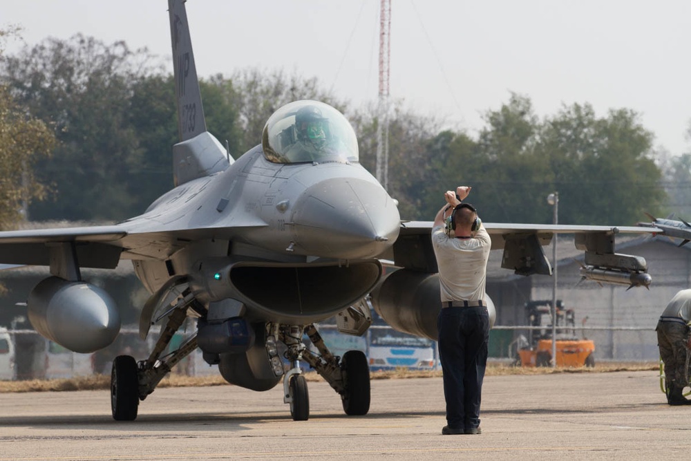 Cobra Gold 19: U.S. Air Force F-16 Fighting Falcon in Thailand