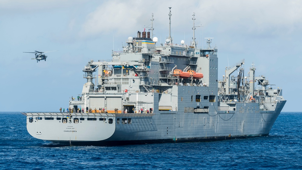 VBSS Drill w/ USS Ashland and USNS Charles Drew