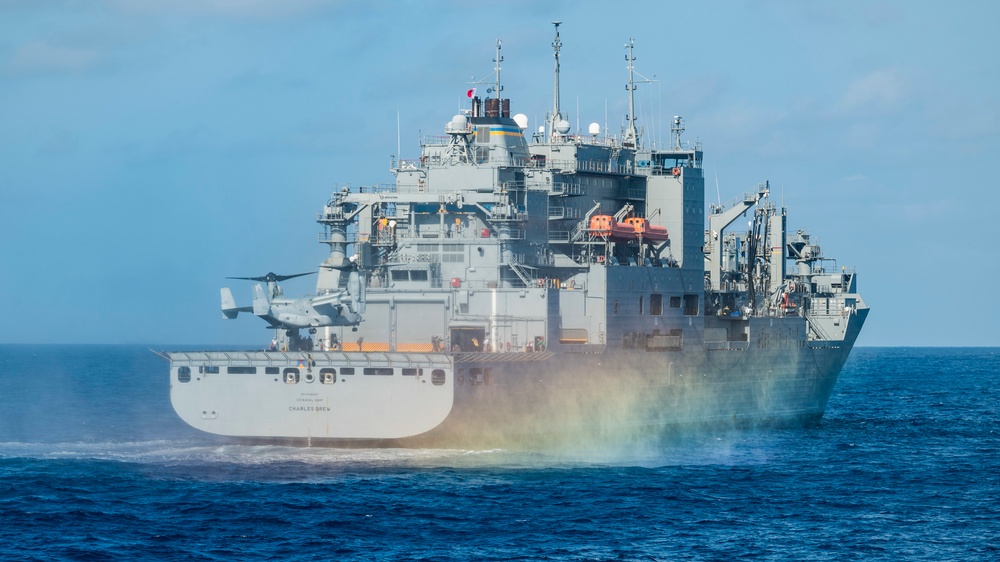 VBSS Drill w/ USS Ashland and USNS Charles Drew