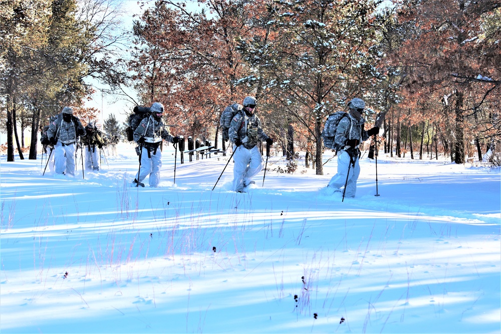 CWOC Class 19-03 students complete snowshoe training in bitter cold at Fort McCoy