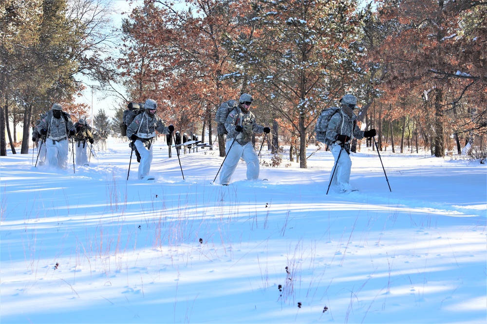 CWOC Class 19-03 students complete snowshoe training in bitter cold at Fort McCoy