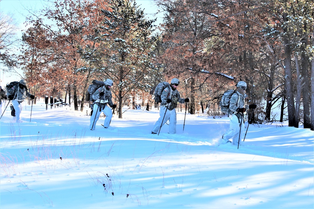 CWOC Class 19-03 students complete snowshoe training in bitter cold at Fort McCoy