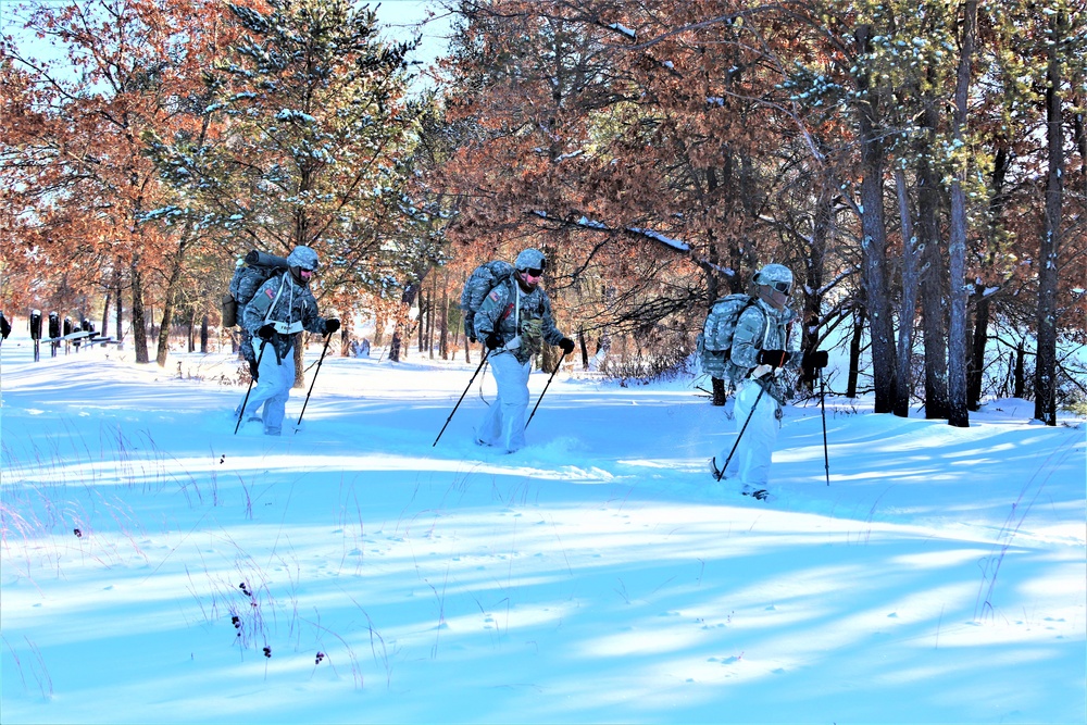 CWOC Class 19-03 students complete snowshoe training in bitter cold at Fort McCoy