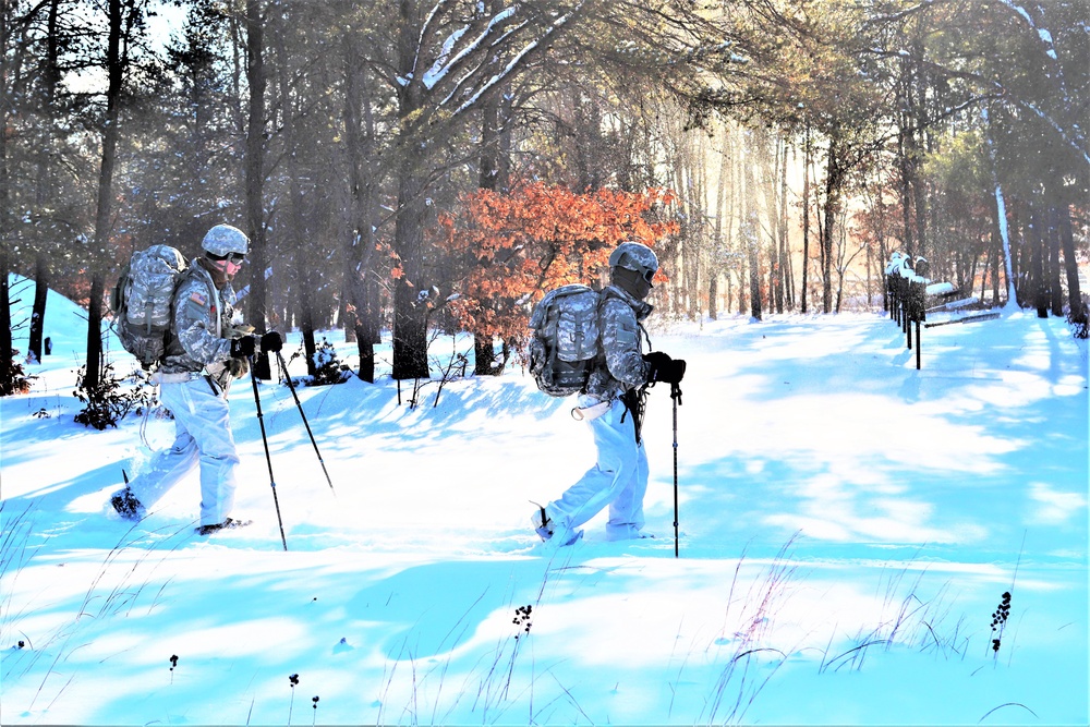 CWOC Class 19-03 students complete snowshoe training in bitter cold at Fort McCoy