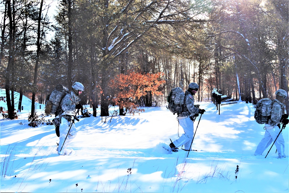 CWOC Class 19-03 students complete snowshoe training in bitter cold at Fort McCoy