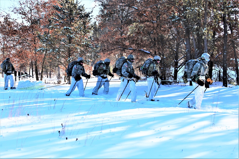 CWOC Class 19-03 students complete snowshoe training in bitter cold at Fort McCoy