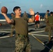 “Steel Beach” provides a brief break for Marines and Sailors aboard Green Bay