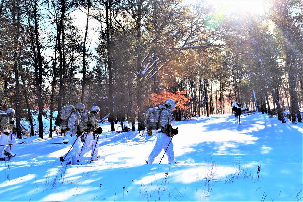 CWOC Class 19-03 students complete snowshoe training in bitter cold at Fort McCoy