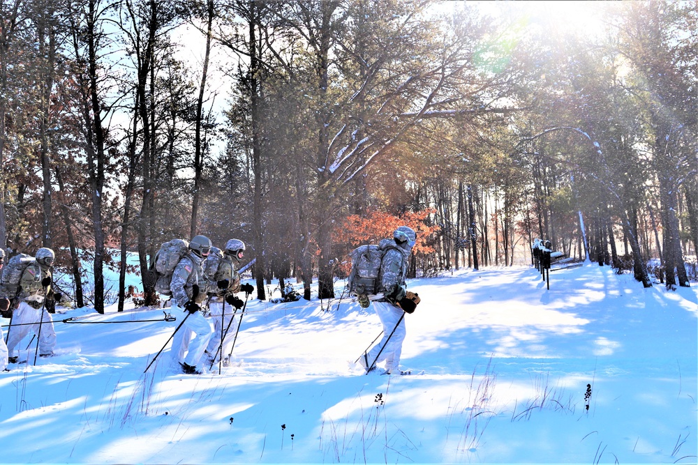 CWOC Class 19-03 students complete snowshoe training in bitter cold at Fort McCoy