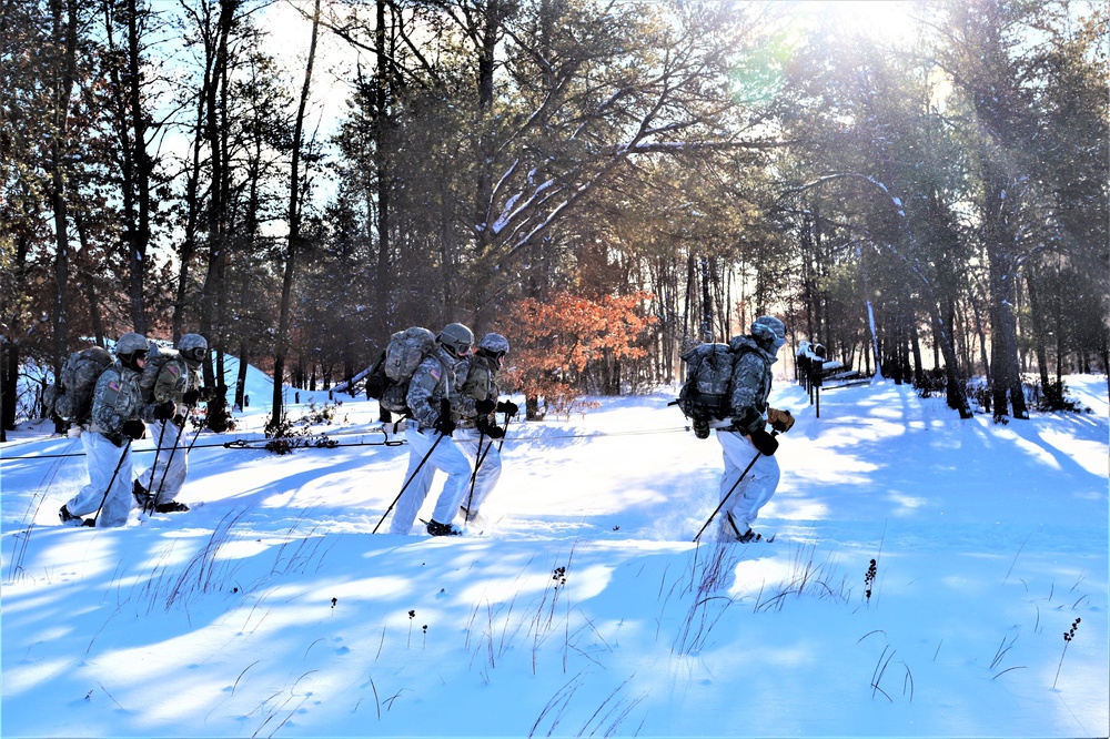 CWOC Class 19-03 students complete snowshoe training in bitter cold at Fort McCoy