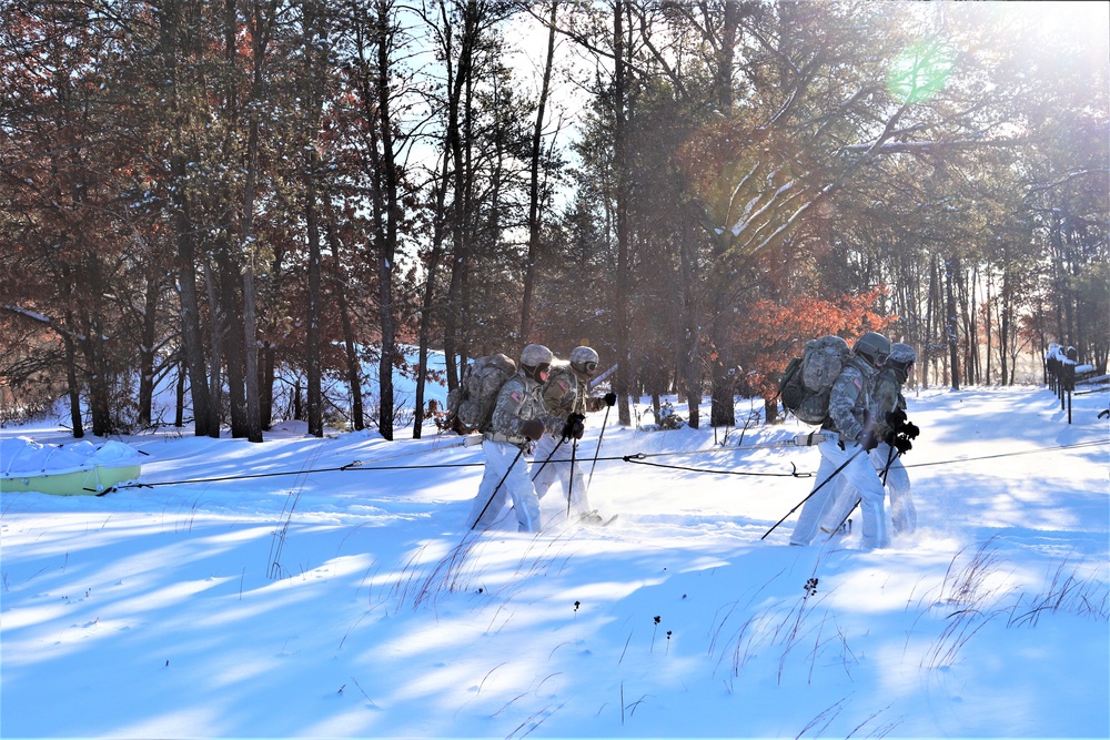 CWOC Class 19-03 students complete snowshoe training in bitter cold at Fort McCoy