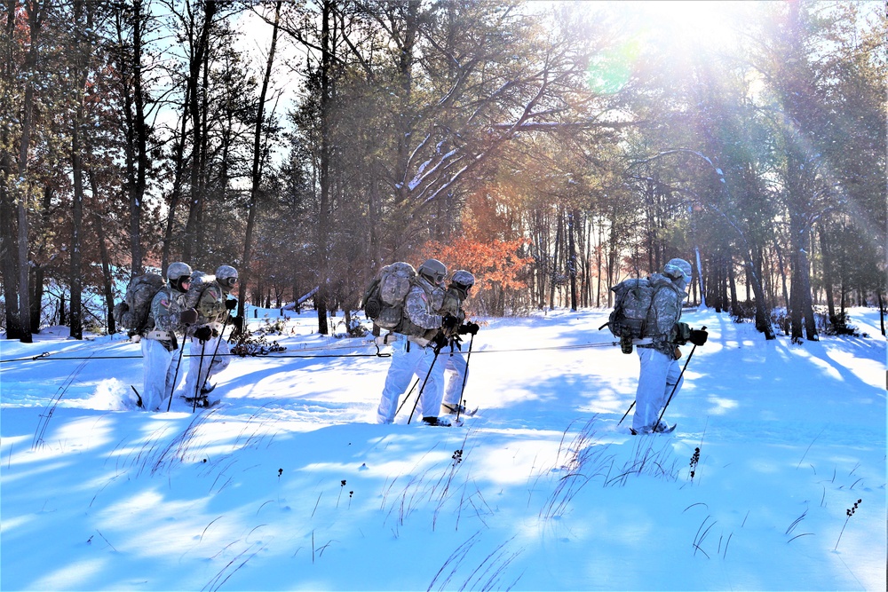 CWOC Class 19-03 students complete snowshoe training in bitter cold at Fort McCoy