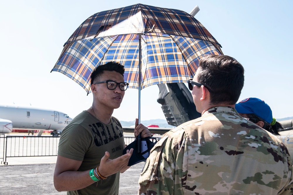 JTF-Bravo Soldiers provide static at Ilopango 2019