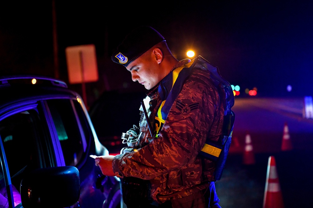 628th SFS deters drinking and driving with DUI checkpoint