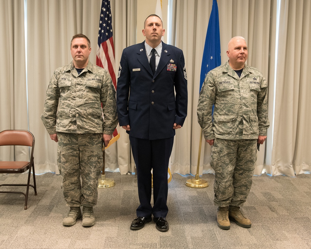 Senior Master Sgt. Shane McGuire promotion to the rank of Chief Master Sergeant