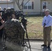 Local Media Visits Marine Corps Base Camp Lejeune to Assess Damage Caused by Hurricane Florence