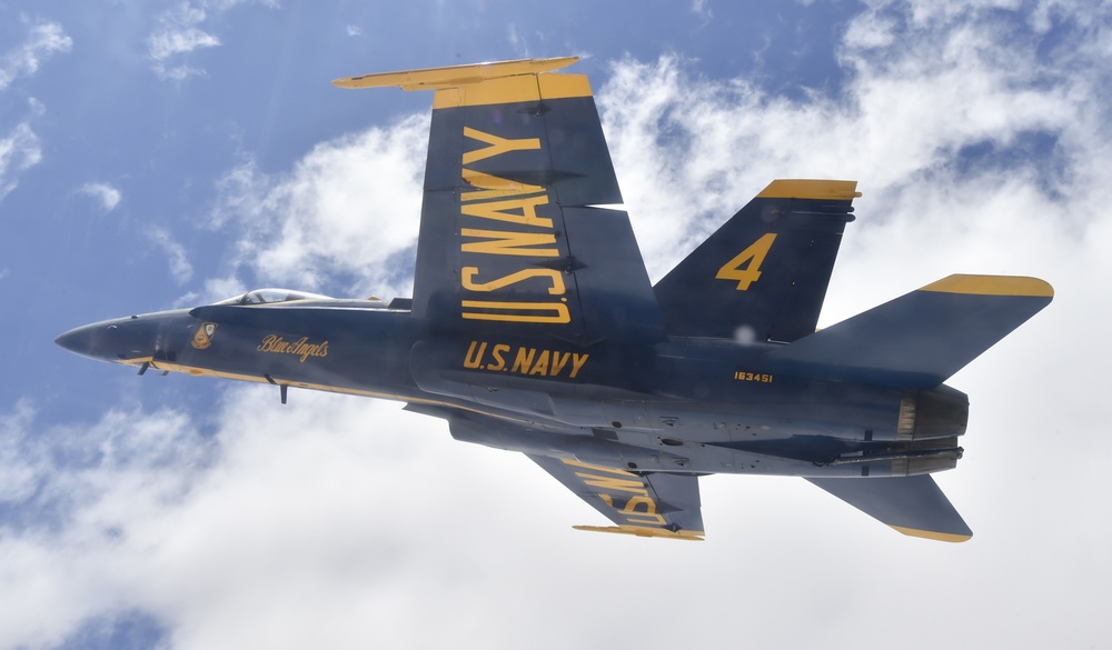 Blue Angels Conduct Training Flight Over Imperial Valley